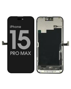 iPhone 15 Pro Max Compatible Screen Assembly [Soft OLED - 120hz] 	