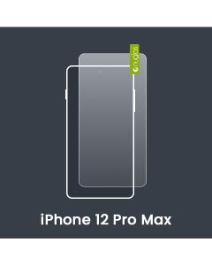 Nuglas Premium iPhone 12 Pro Max Tempered Glass Screen Protectors [No Packaging]