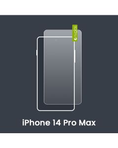 Nuglas Premium iPhone 14 Pro Max Tempered Glass Screen Protector [No Packaging]