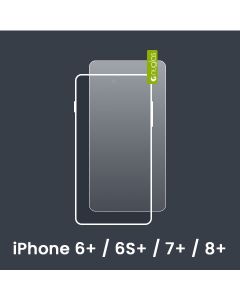 Nuglas Premium iPhone 6/6S/7/8 Plus Tempered Glass Screen Protector [No Packaging] 