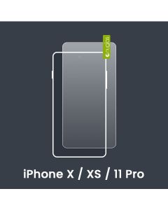 Nuglas Premium iPhone X Tempered Glass Screen Protectors [No Packaging] 