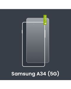 Nuglas Premium Samsung A34 (5G) Tempered Glass Screen Protectors [No Packaging]