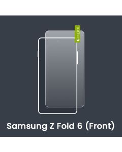 Nuglas Premium Samsung Z Fold 6 (Front Screen) Tempered Glass Screen Protectors [No Packaging]