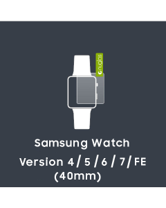 Nuglas Premium Samsung Watch 4 / 5 / 6 / 7 / FE 40mm Tempered Glass Screen Protector [No Packaging]