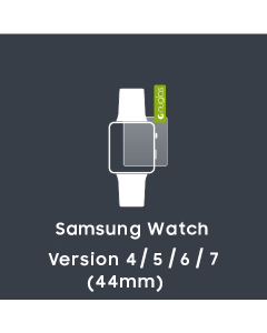 Nuglas Premium Samsung Watch 4 / 5 / 6 / 7 44mm Tempered Glass Screen Protector [No Packaging]