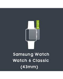 Nuglas Premium Samsung Watch 6 Classic 43mm Tempered Glass Screen Protectors [No Packaging]