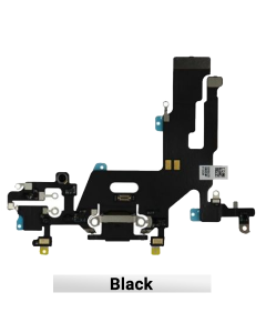iPhone 11 Compatible Charge Port Flex Black