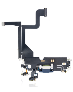 iPhone 13 Pro Compatible Charge Port Flex Blue