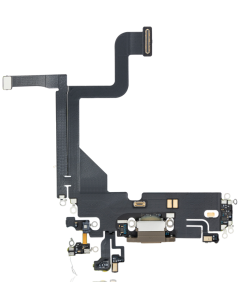 iPhone 13 Pro Compatible Charge Port Flex Gold
