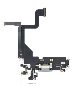 iPhone 13 Pro Compatible Charge Port Flex Silver