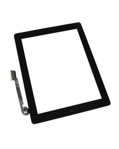 iPad 3 Compatible Touch Screen Assembly Black [Home Button + Tape]