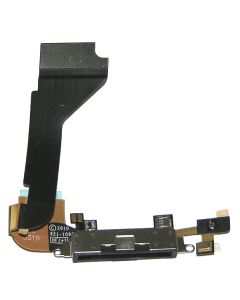 iPhone 4S Compatible Charge Port With Flex Black