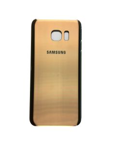 Samsung S7 Edge Compatible Back Cover (With Camera Lens) Gold
