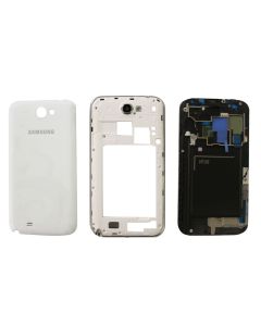 Samsung Note 2 Compatible Back Cover (With Camera Lens) White