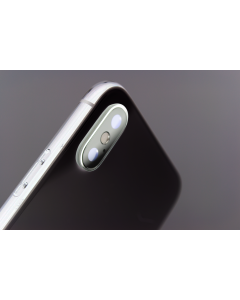 iPhone X Compatible Back Housing Black [No Small Parts & No Logos]
