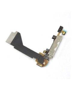 iPhone 4 Compatible Charge Port with Flex White