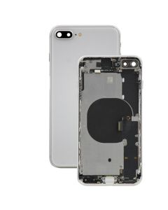 iPhone 8 Plus Compatible Back Housing White [With Small Parts & No Logos]