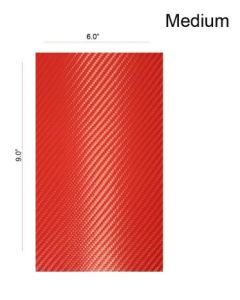 Carbon Fiber Film: Fortunate Red, Medium