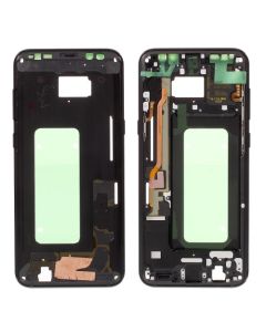 Samsung S8 Plus Compatible Frame - Mid Housing Midnight Black
