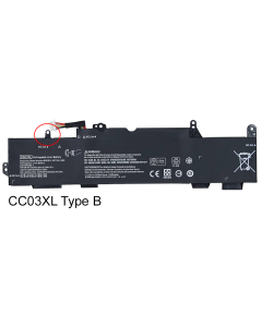 Original Laptop Battery HP (CC03XL Type B) 4.59Ah 53Wh