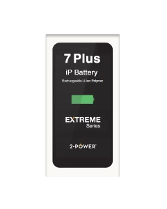iPhone 7 Plus Compatible 2-Power Extreme High Capacity Battery [3380mAh] 17% Extra Runtime Than OEM