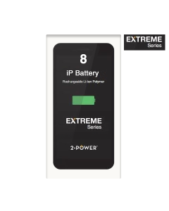 iPhone 8 Compatible 2-Power Extreme High Capacity Battery [1980mAh] 9% Extra Runtime Than OEM