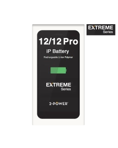 iPhone 12 / 12 Pro Compatible 2-Power Extreme High Capacity Battery [3240mAh] 15% Extra Runtime Than OEM