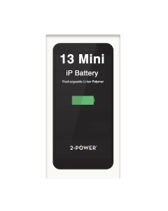 iPhone 13 Mini Compatible 2-Power High Quality Battery [2406mAh]