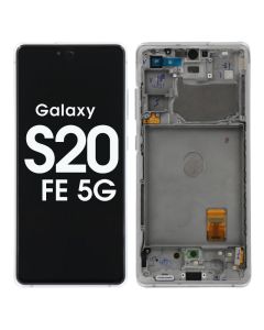 Samsung S20 FE Screen Assembly Cloud White (Service Centre Part)