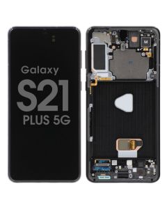 Samsung S21 Plus Screen Assembly Phantom Black (Service Centre Part)