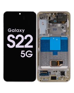 Samsung S22 Screen Assembly Bora Purple (Service Centre Part)