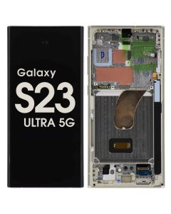 Samsung S23 Ultra Screen Assembly Cream (Service Centre Part)