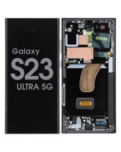 Samsung S23 Ultra Compatible Screen Assembly Silver (Service Centre Part)