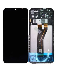 Samsung A14 4G (A145F) Compatible Screen Assembly with Frame Black (Service Centre Part)