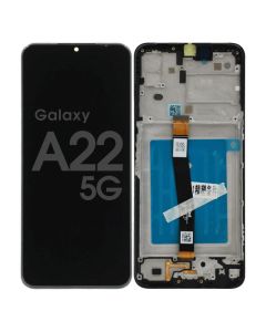Samsung A22 (5G) Screen Assembly Black (Service Centre Part)