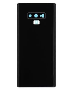 Samsung Note 9 Compatible Back Cover (With Camera Lens) [No Logos] Midnight Black