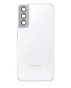 Samsung S21 Compatible Back Cover (With Camera Lens) Phantom White