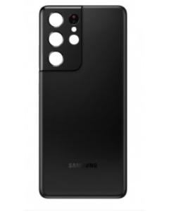 Samsung S21 Ultra Compatible Back Cover (With Camera Lens) Phantom Black