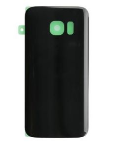 Samsung S7 Compatible Back Cover (With Camera Lens) [No Logos] Black