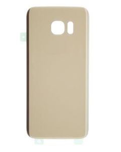 Samsung S7 Edge Compatible Back Cover (With Camera Lens) [No Logos] Gold