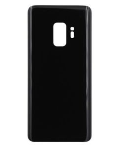 Samsung S9 Plus Compatible Back Cover (With Camera Lens) [No Logos] Midnight Black