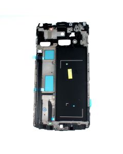 Samsung Note 4 Compatible Frame - Front Housing Charcoal black