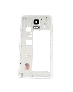 Samsung Note 4 Compatible Frame - Front Housing Frosted white