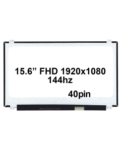 15.6" FHD Laptop LCD 1920x1080 40pin BRHS 144hz Slim Top & Bottom Tabs Matte [SCR9082B]
