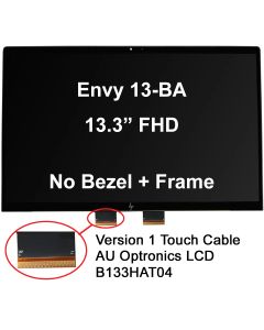 13.3" Touch Screen Assembly LCD FHD 1920x1080 For HP Envy 13-BA