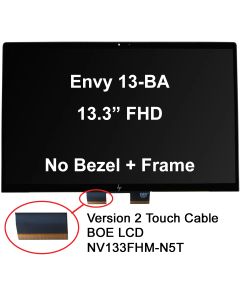 13.3" Touch Screen Assembly LCD FHD 1920x1080 For HP Envy 13-BA