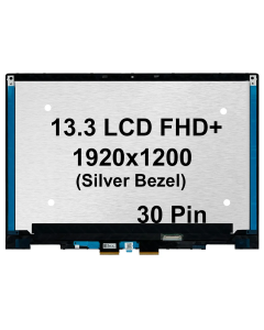 13.3" Touch Screen Assembly LCD FHD+ 1920x1200 For HP Envy X360 13-BF (Silver Bezel)
