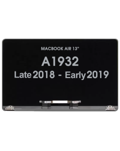 Screen Assembly for - Macbook Air 13" (A1932) Late 2018 (Not 2019) Space Grey