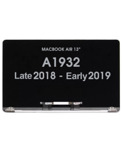 Screen Assembly for - Macbook Air 13" (A1932) Late 2018 (Not 2019) Silver