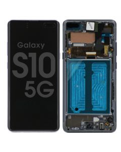 Samsung Galaxy S10 5G Compatible Screen Assembly with Frame Grey (Service Centre Part)
